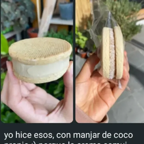 Vegan alfajores baked by a student of the book, photo 1