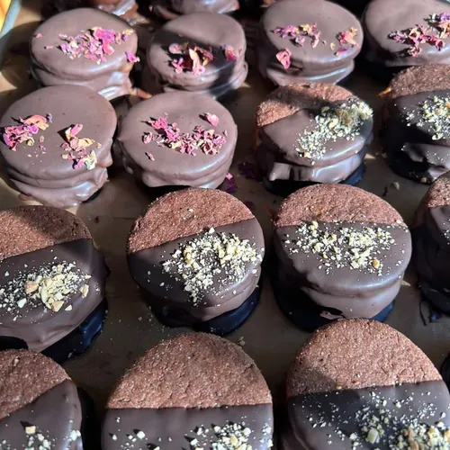 Vegan alfajores baked by a student of the book, photo 9